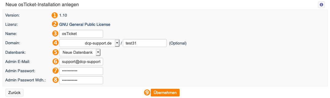 Ticketos instalation anlegen.png