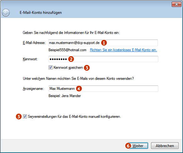 Tutorials mailclient windowslive2009 neueskonto einstellungen.png