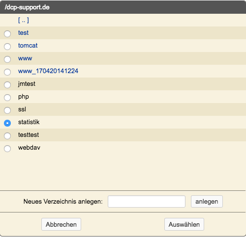 Datei:Support2 tutorials verzAuswaehlen.png