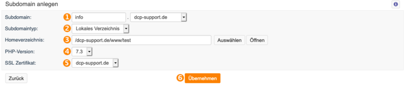 Datei:Subdomain strech anlegen.png