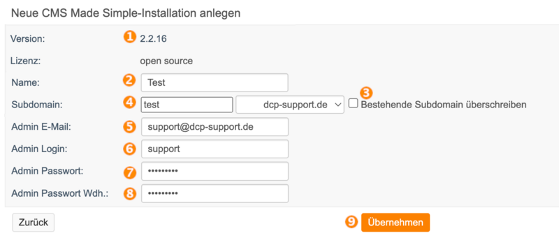 Datei:CMSMadeSimpleInstallation.png